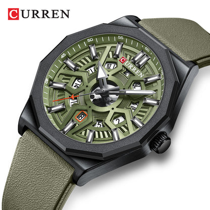 Increíble Reloj CURREN 8437 Deportivo Sumergible